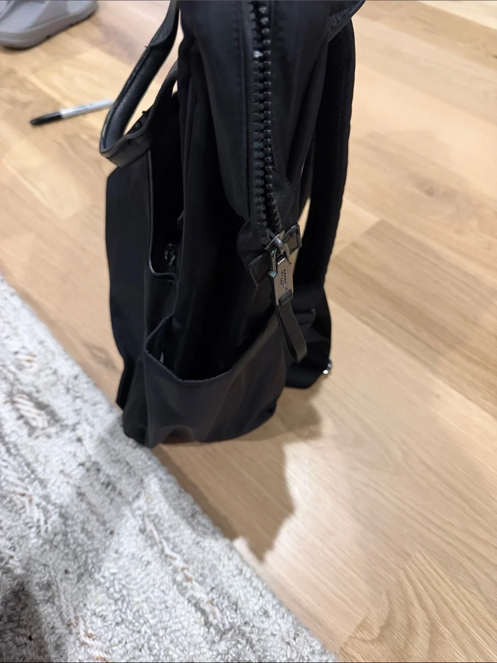 Black Laptop Travel Backpack Tote - Baggallini